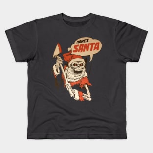 Here'sssss Santa.. Kids T-Shirt